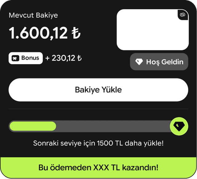 Cüzdan bakiyesi